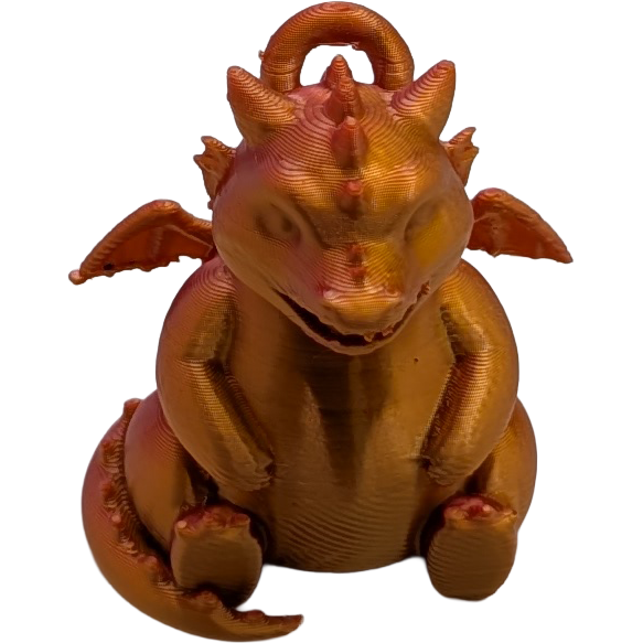 Happy Dragon Keychain