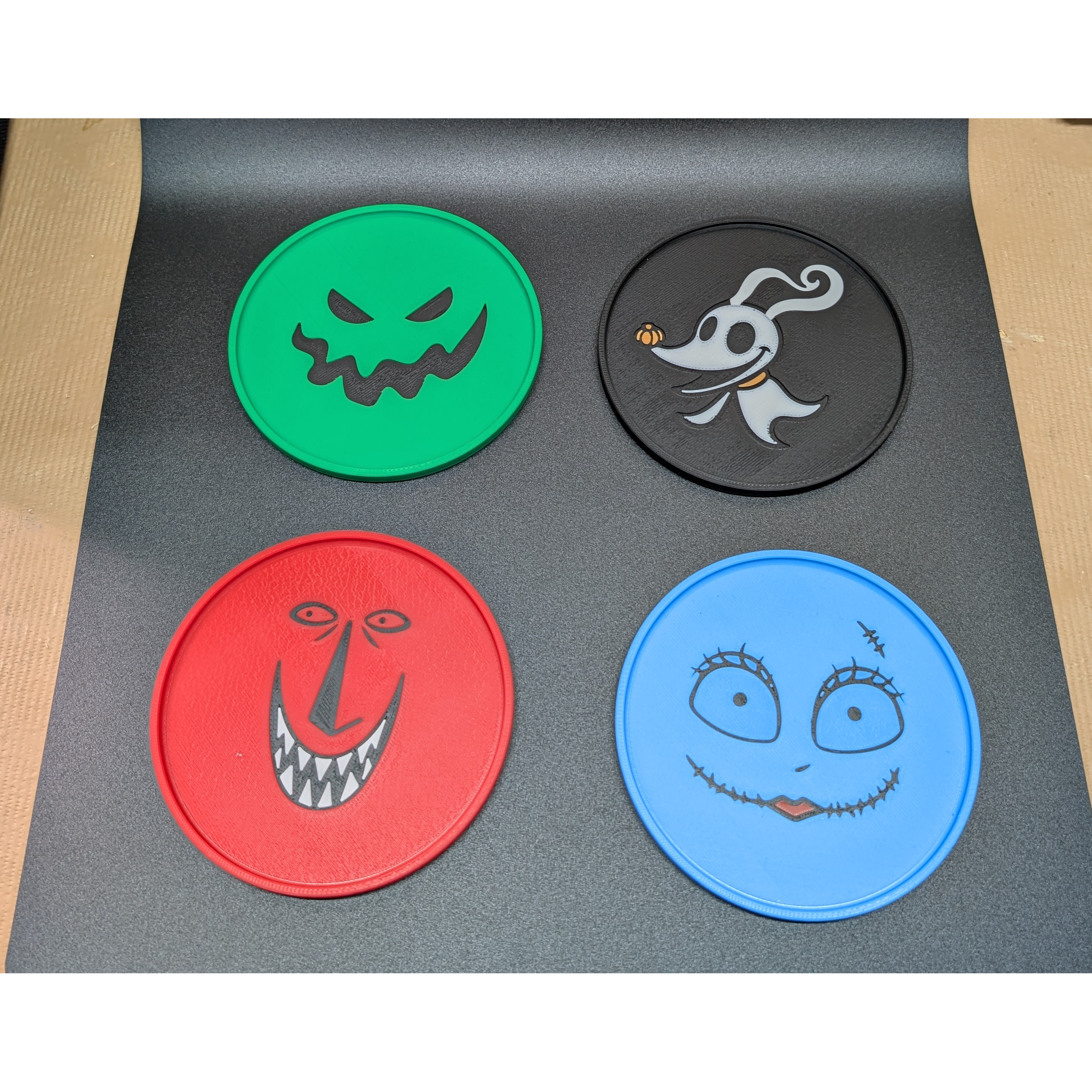 Nightmare Before Christmas Drink Coasters