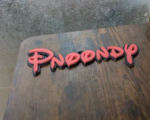 Magical Theme Park Custom Name Sign