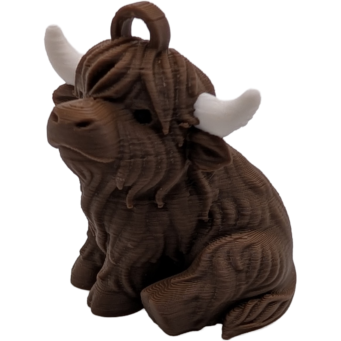 Highland Cow Keychain