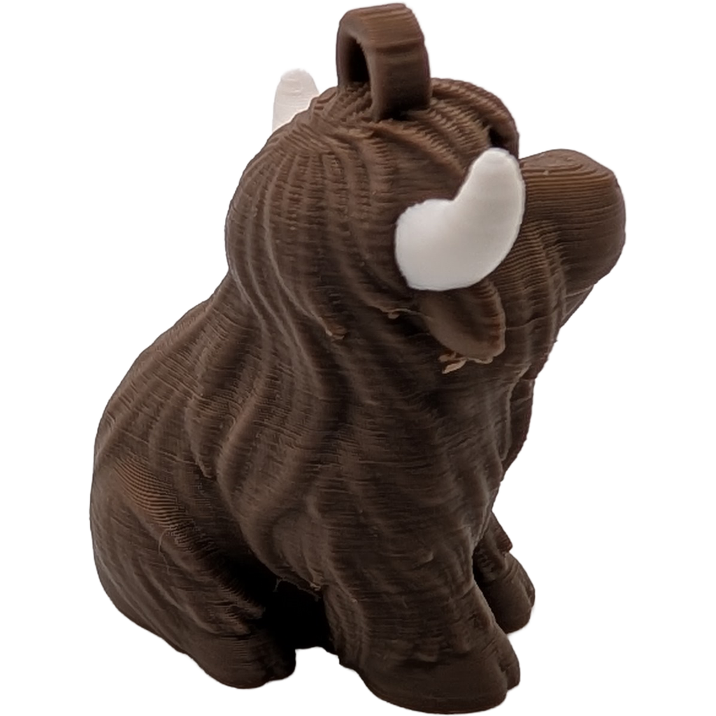 Highland Cow Keychain