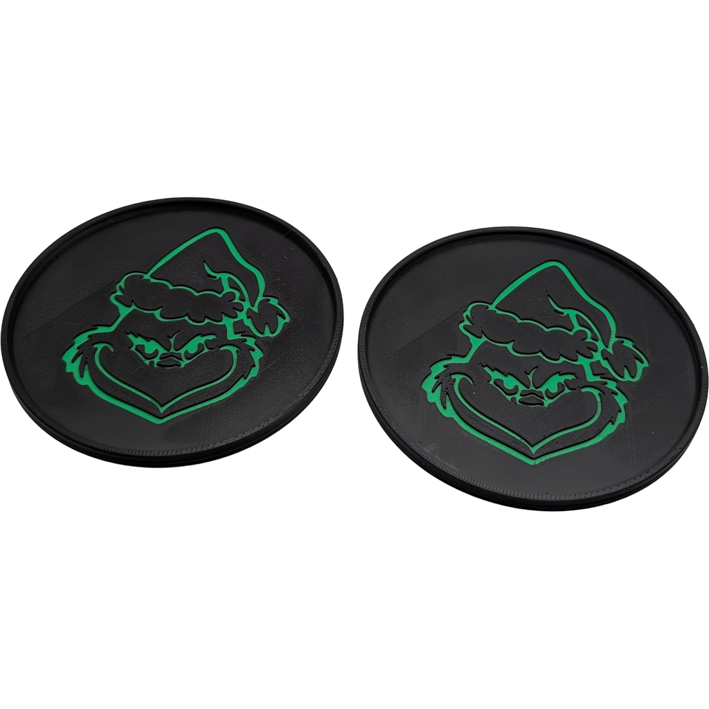 Grinch Drink Coasters