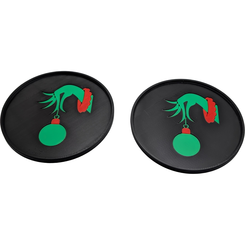 Grinch Drink Coasters